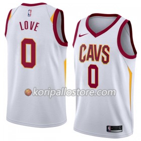 Cleveland Cavaliers Kevin Love 0 Nike 2017-18 Valkoinen Miesten Pelipaidat Swingman 